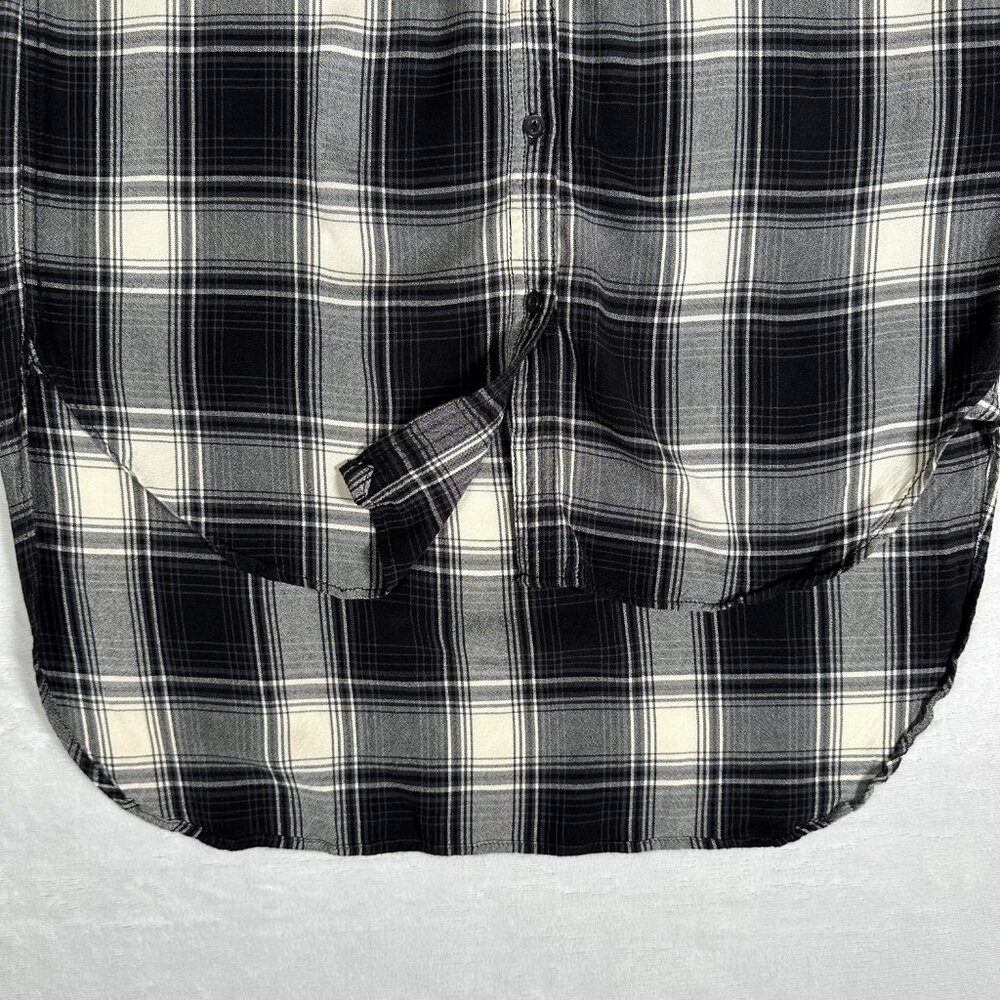 Ralph Lauren Denim Supply Shirt Women Size S Plaid Long Sleeve Tunic Top EUC - Picture 2 of 11